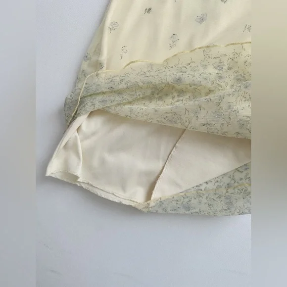 Girls Summer Soft Yellow Floral Dress-Spaghetti Straps-Size 3t?See Measurements - Picture 6 of 6